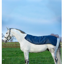 Couverture d'extérieur Horseware Rambo® Summer 0g disque avec doublure 100g 600D Marine / gris Bleu