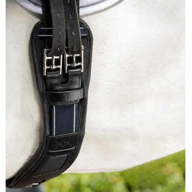 Sangle courte en cuir écologique pour équitation