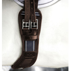 Sangle courte en cuir écologique pour équitation