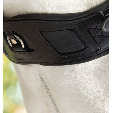 Sangle courte en cuir écologique pour équitation