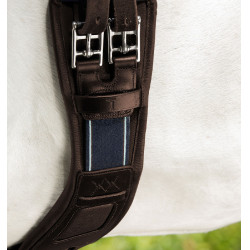 Sangle courte en cuir écologique pour équitation