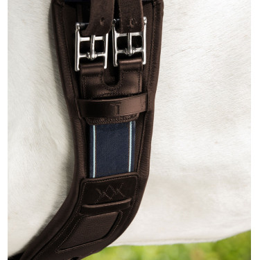 Sangle courte en cuir écologique pour équitation