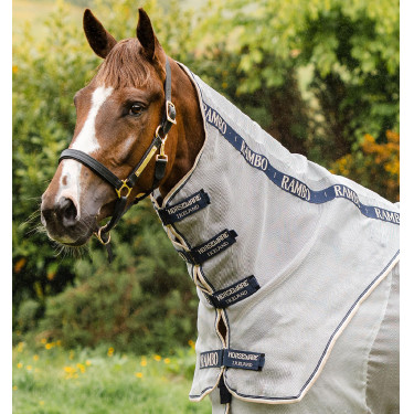 Couvre-cou d'équitation Rambo - Protection UV et insectes