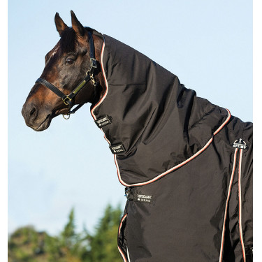 Couvre-cou imperméable Rambo Optimo 0g pour chevaux