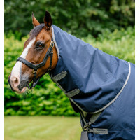 Couvre-cou Horseware 0g pour couverture Amigo XL Marine / marine / Rouge Bleu marine