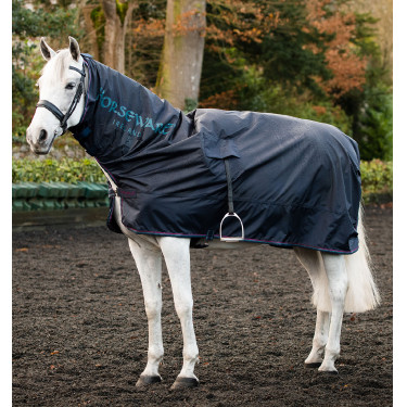 Couverture pour monter Horseware Rambo Mack in a Sack Marine / bordeaux Bleu Couverture pour monter Horseware Rambo Mack in a Sack Marine / bordeaux Bleu