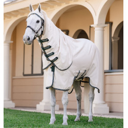 Couverture intégrale anti-insectes pour grands chevaux