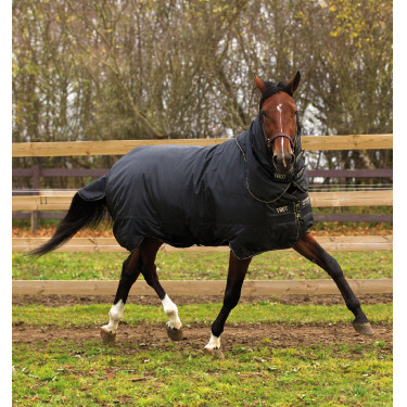 Couverture d'équitation imperméable avec couvre-cou Couverture d'équitation imperméable avec couvre-cou