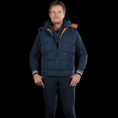 Pantalon Flags & Cup Gimo homme Bleu marine