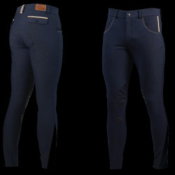 Pantalon Flags & Cup Gimo homme Bleu marine Pantalon Flags & Cup Gimo homme Bleu marine