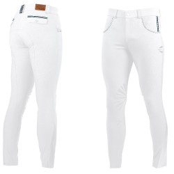 Pantalon Flags & Cup Gimo homme Blanc