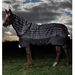 Couverture Horseware Amigo Bravo 12 Reflectech Plus 100g 1200D Gris / réfléchissant