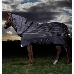 Couverture Horseware Amigo Bravo 12 Reflectech Plus 100g 1200D Gris / réfléchissant