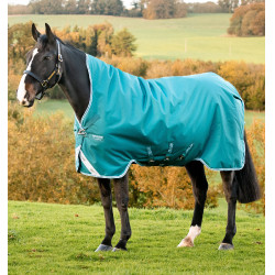 Couverture Horseware High Neck Amigo® Bravo 12 Original 250g 1200D Vert / aqua Couverture Horseware High Neck Amigo® Bravo 12 Original 250g 1200D Vert / aqua