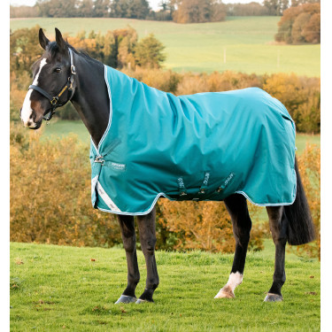 Couverture Horseware High Neck Amigo® Bravo 12 Original 250g 1200D Vert / aqua Couverture Horseware High Neck Amigo® Bravo 12 Original 250g 1200D Vert / aqua