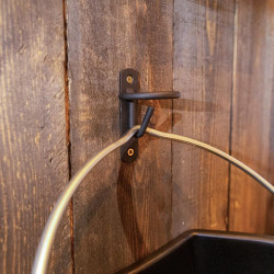 Porte Seau à visser mat Grooming Deluxe Noir