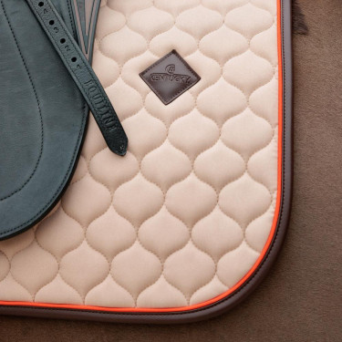 Tapis de selle Kentucky Onion quilt Leather Neon Beige Tapis de selle Kentucky Onion quilt Leather Neon Beige