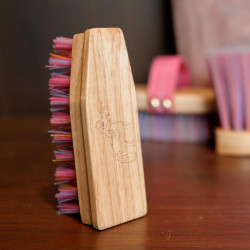 Brosse pansage enfant équitation - modèle Licorne
