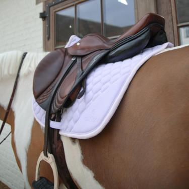 Tapis de selle Kentucky Softshell Onion Quilt Jumping Parme Rose