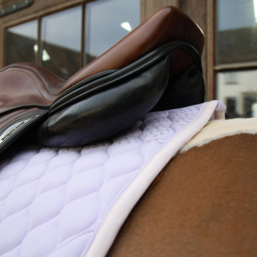 Tapis de selle Kentucky Softshell Onion Quilt Jumping Parme Rose