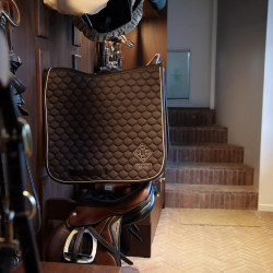 Tapis grooming deluxe dressage Kentucky Marron Tapis grooming deluxe dressage Kentucky Marron
