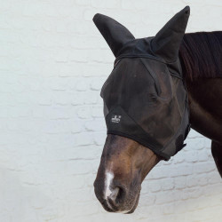 Masque anti-mouches cheval avec oreilles anti-bruit