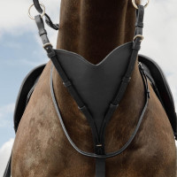 Martingale Pleine en Cuir Souple Dy'on New English Collection Noir