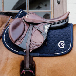 Tapis de selle jumping Kentucky beige - Confort & style