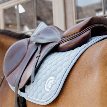 Tapis de selle jumping Kentucky beige - Confort & style