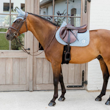 Tapis de selle jumping Kentucky beige - Confort & style