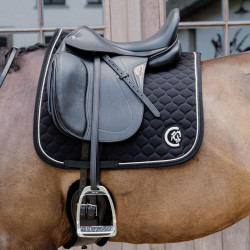 Tapis onion quilt 3D logo dressage Kentucky Noir