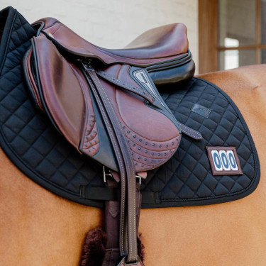 Tapis de selle de compétition 2 numéros Kentucky Jumping Noir