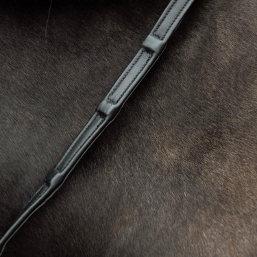 Rênes équitation cuir souple avec arrêtoirs Dy'on
