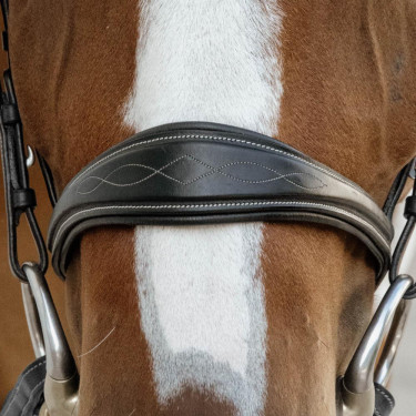 Muserolle anatomique sans sous barbe Dy'on - Équitation