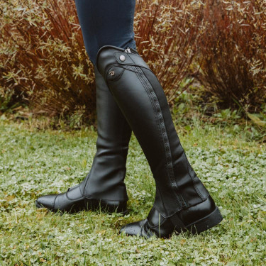 Boots d'équitation en cuir Dy'on avec fermeture éclair Boots d'équitation en cuir Dy'on avec fermeture éclair