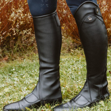 Boots d'équitation en cuir Dy'on avec fermeture éclair Boots d'équitation en cuir Dy'on avec fermeture éclair