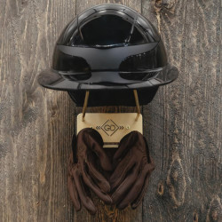 Support de Casque d'Équitation en Acier - Grooming Deluxe Support de Casque d'Équitation en Acier - Grooming Deluxe