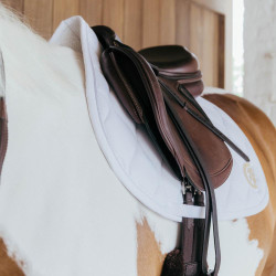 Tapis de selle Kentucky Wave Jumping Blanc Tapis de selle Kentucky Wave Jumping Blanc