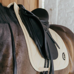 Tapis de selle d'équitation Wave 3D Logo pour dressage