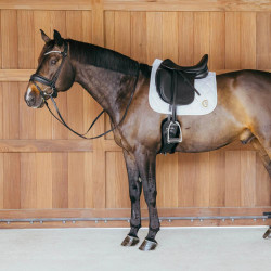 Tapis de selle Kentucky Wave Dressage Blanc Tapis de selle Kentucky Wave Dressage Blanc