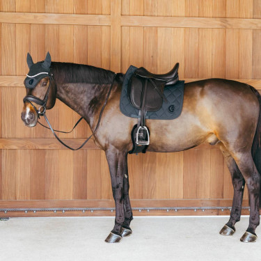 Tapis de selle d'équitation Wave 3D Logo pour dressage