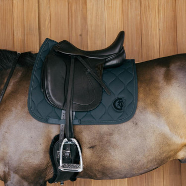 Tapis de selle d'équitation Wave 3D Logo pour dressage