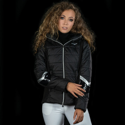 Parka imperméable femme Norola Flags & Cup Noir