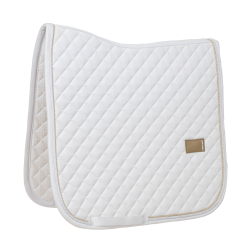 Tapis de selle Kentucky Diamond Rope Dressage Blanc