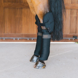 Sous bandages équitation avec protection jarret