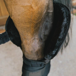 Sous bandages équitation avec protection jarret
