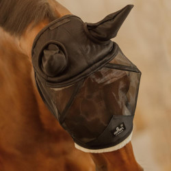 Masque anti-mouches pour chevaux Kentucky avec oreilles