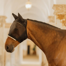 Masque anti-mouches pour chevaux Kentucky avec oreilles