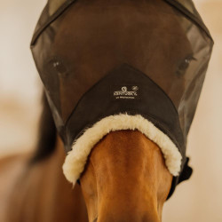 Masque anti-mouches pour chevaux Kentucky avec oreilles