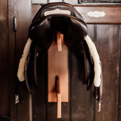 Porte-selles d'équitation Grooming Deluxe en bambou Porte-selles d'équitation Grooming Deluxe en bambou
